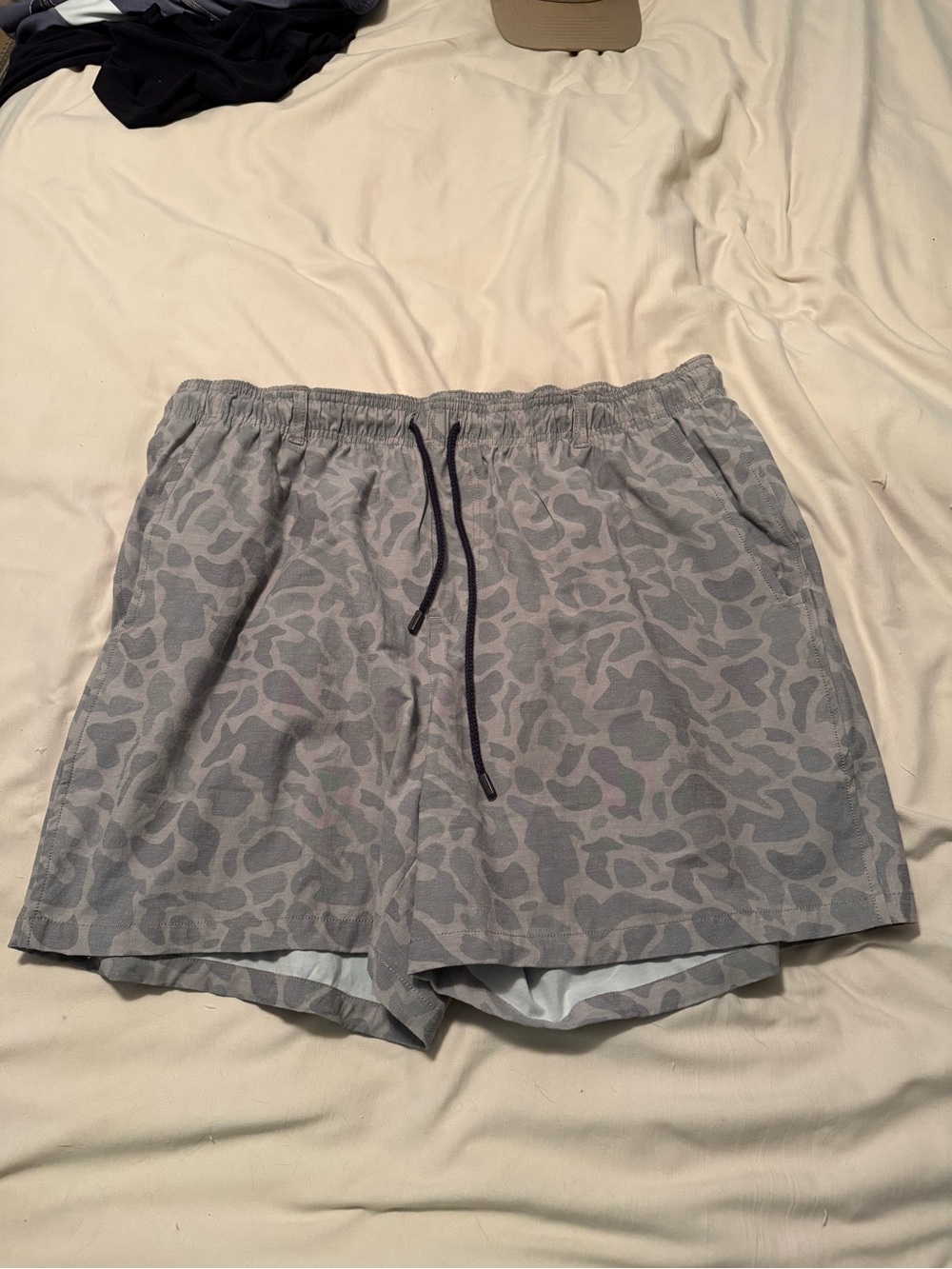 Southern Marsh Gray Camo Swim Trunks